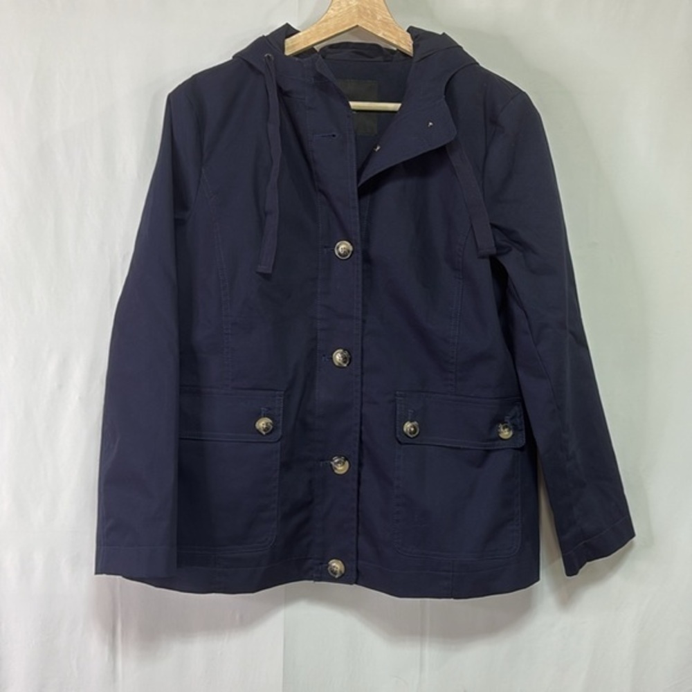 Talbots Navy Utility Jacket
